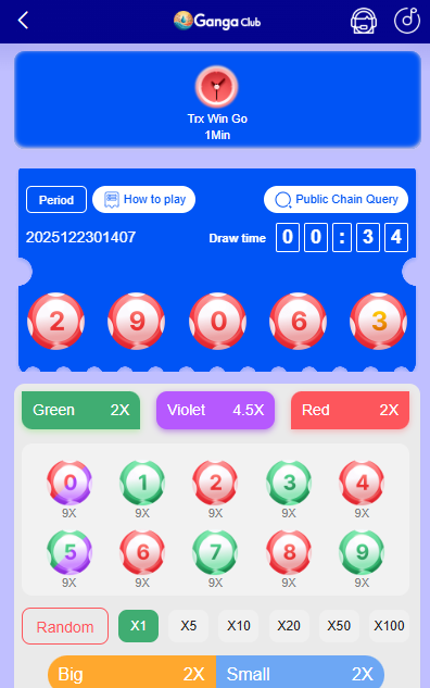 ganga club game trx wingo dashboard